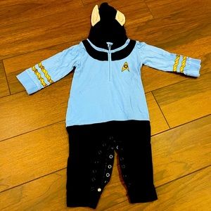 Halloween Costume Star Trek Jumpsuit Onsie - 12-18mos